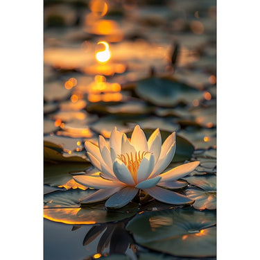 Canvas of a Lotus Flower